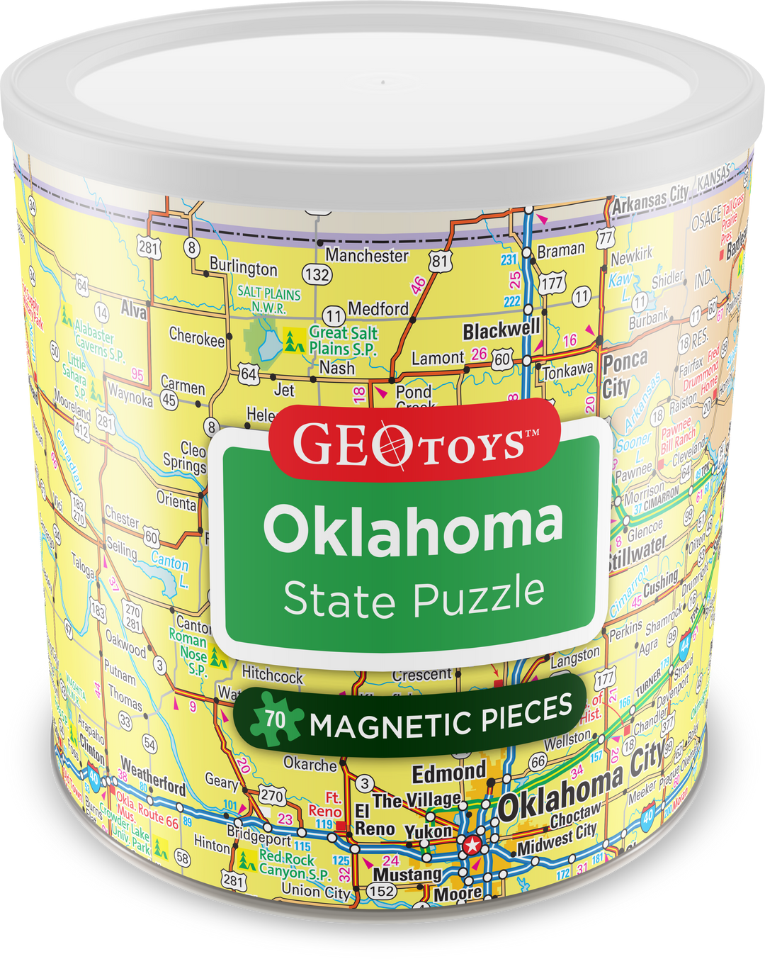 Magnetic Puzzle Oklahoma