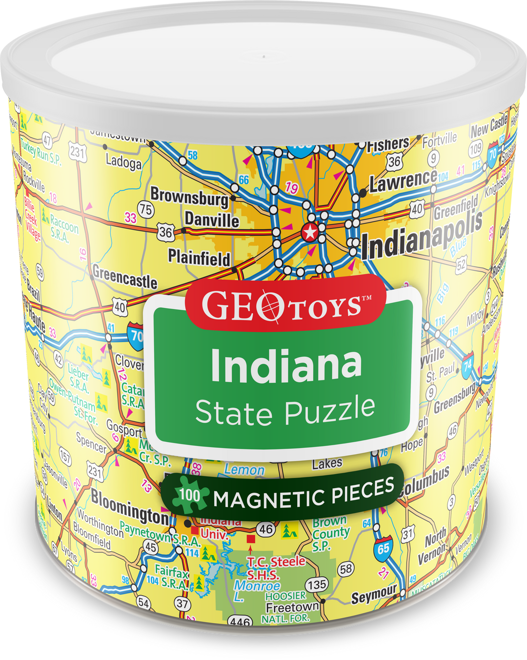 Magnetic Puzzle Indiana