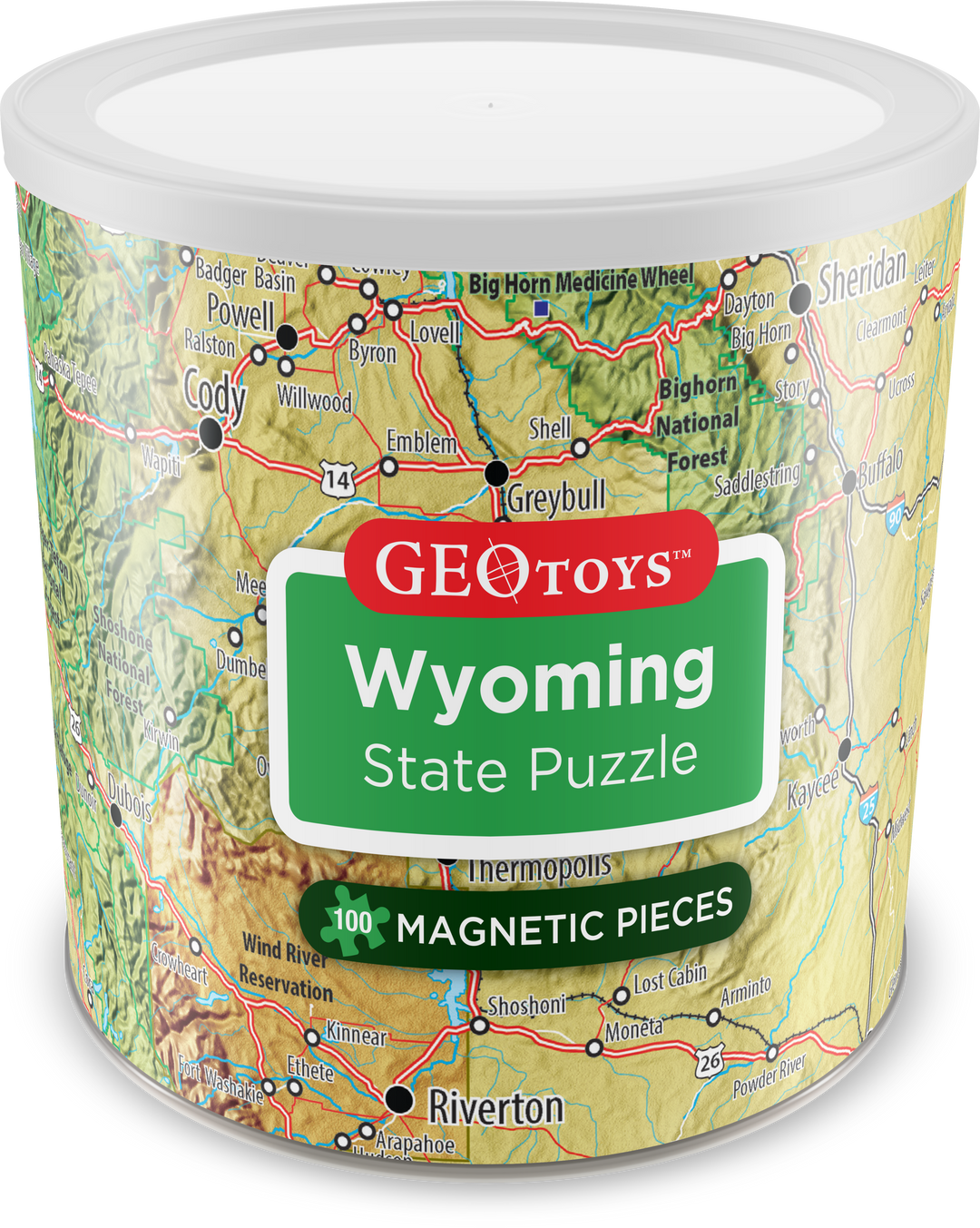 Magnetic Puzzle Wyoming