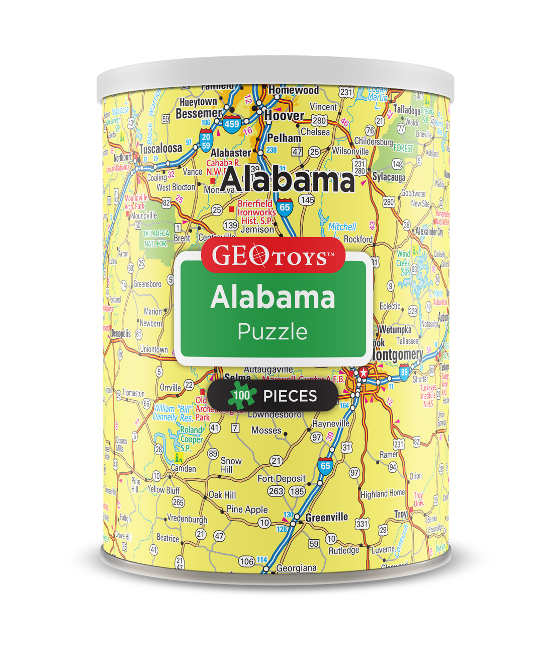 100-Piece Mini Puzzle - Alabama