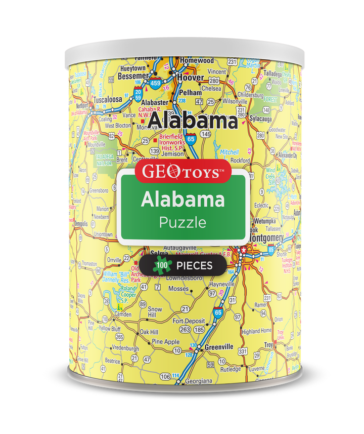 100-Piece Mini Puzzle - Alabama