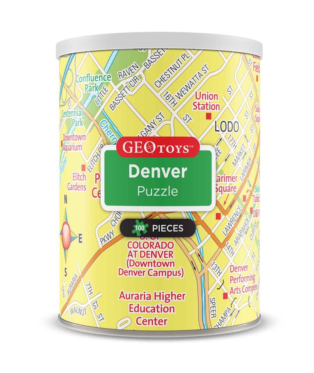 100-Piece Mini Puzzle - Denver
