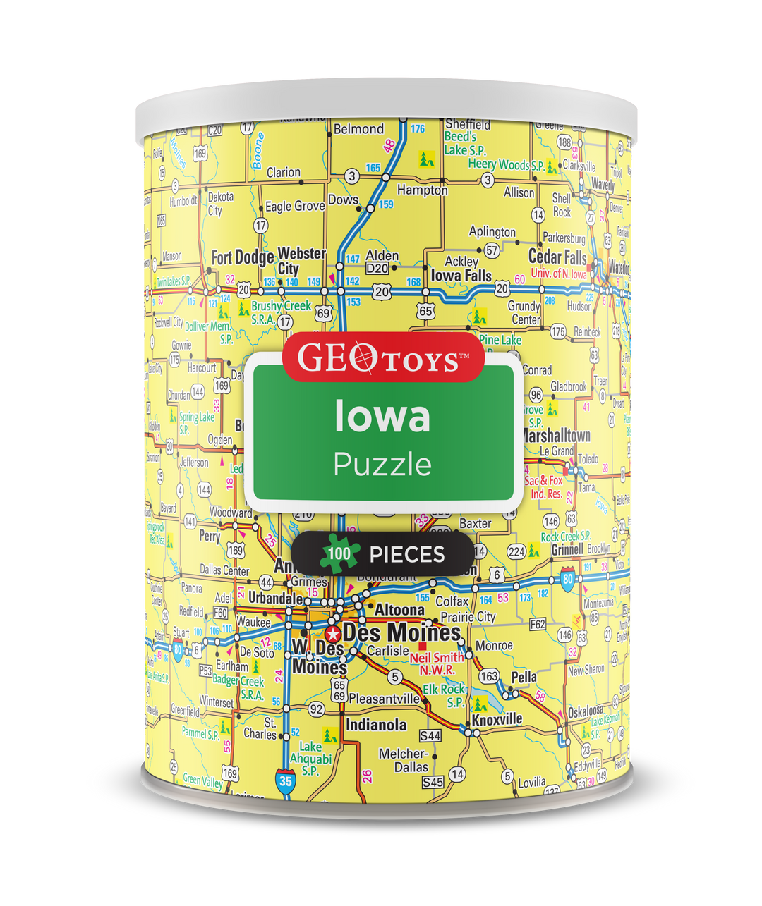 100-Piece Mini Puzzle - Iowa