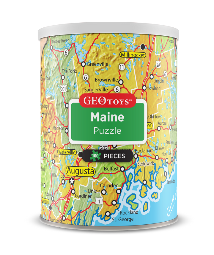 100-Piece Mini Puzzle - Maine