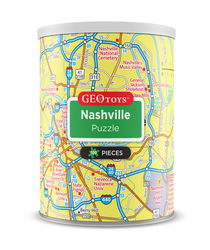 100-Piece Mini Puzzle - Nashville