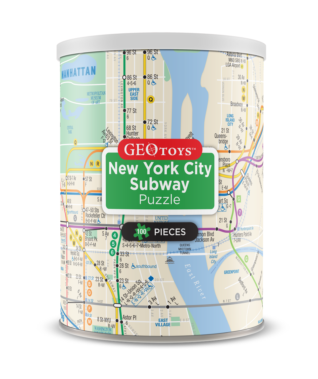 100-Piece Mini Puzzle - New York City Subway