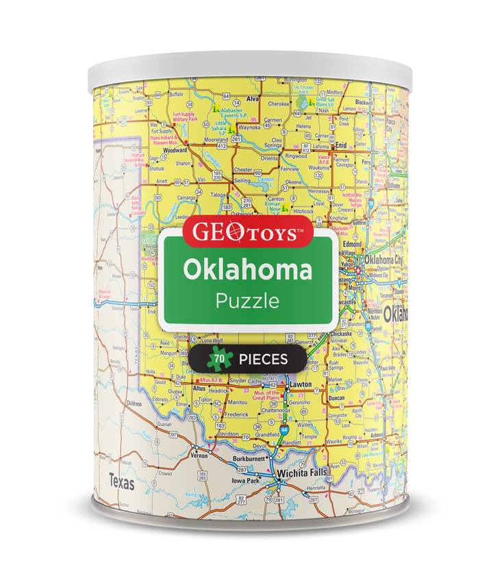70-Piece Mini Puzzle - Oklahoma