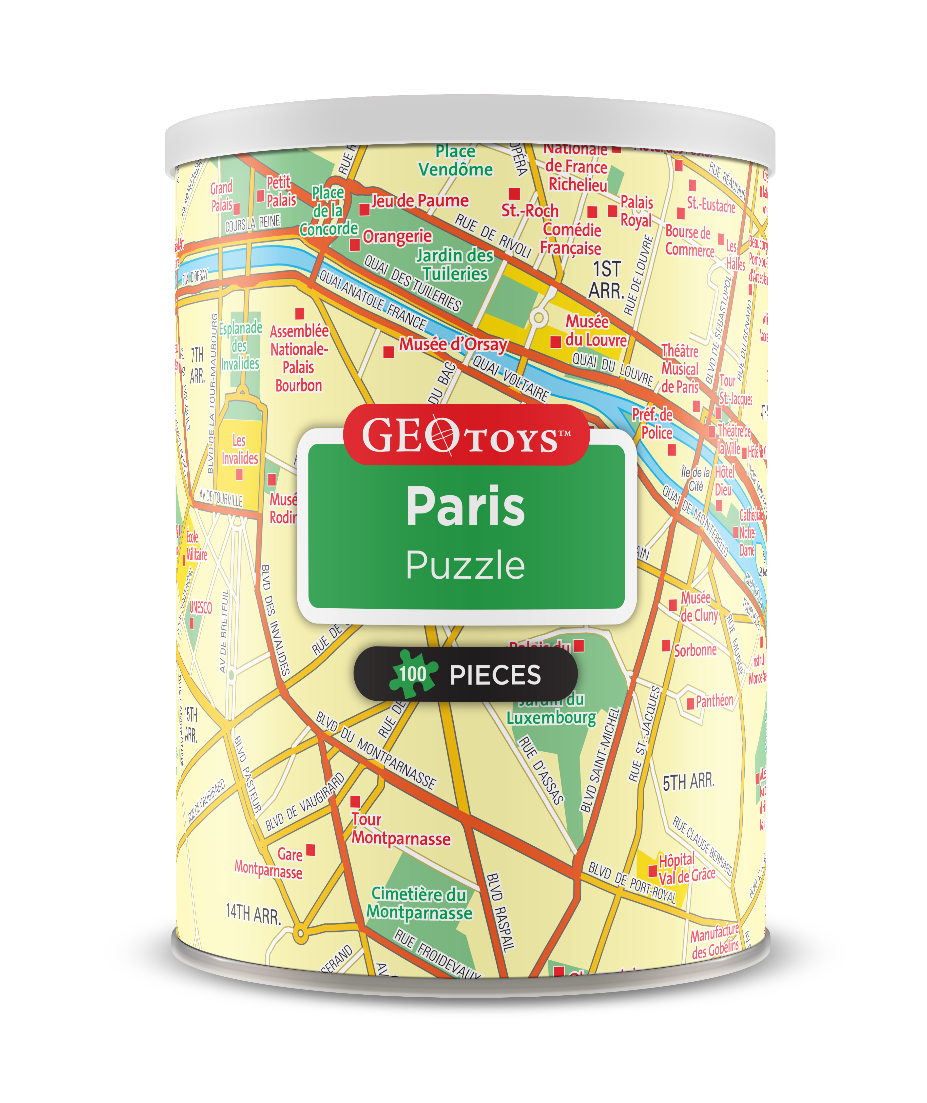 100-Piece Mini Puzzle - Paris – Geotoys 100-Piece Mini Puzzle - Paris – Geotoys