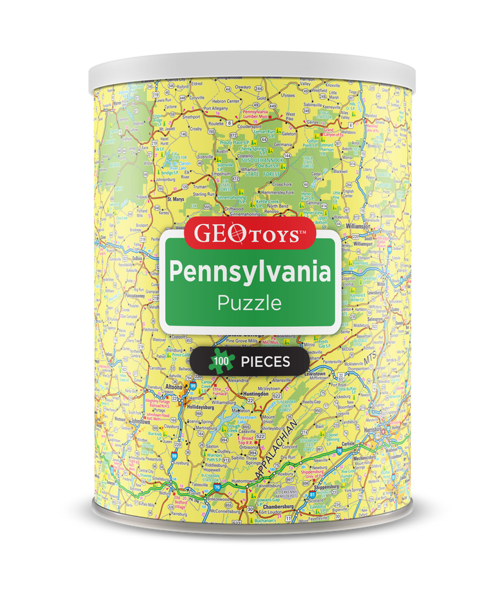 100-Piece Mini Puzzle - Pennsylvania
