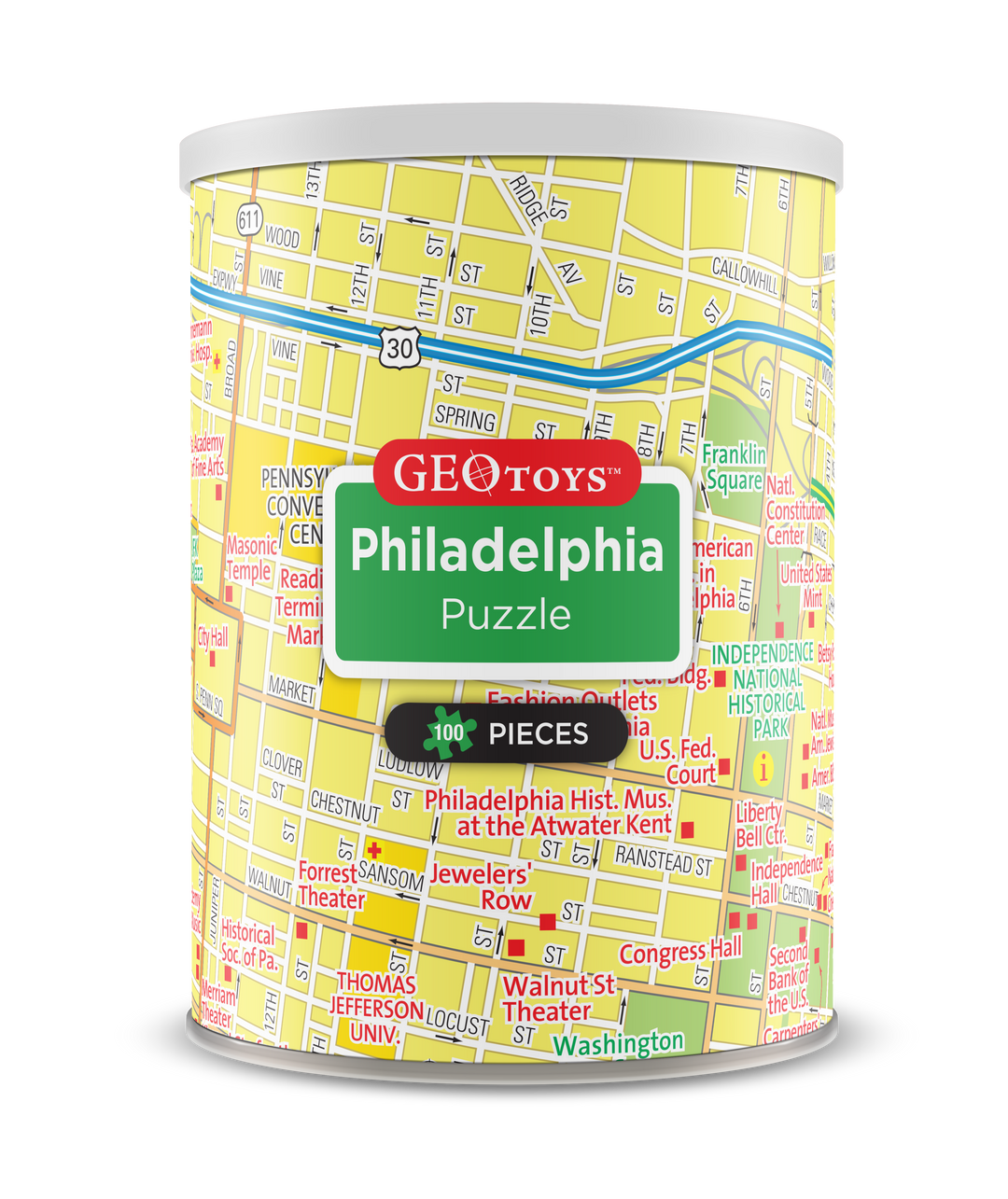 100-Piece Mini Puzzle - Philadelphia