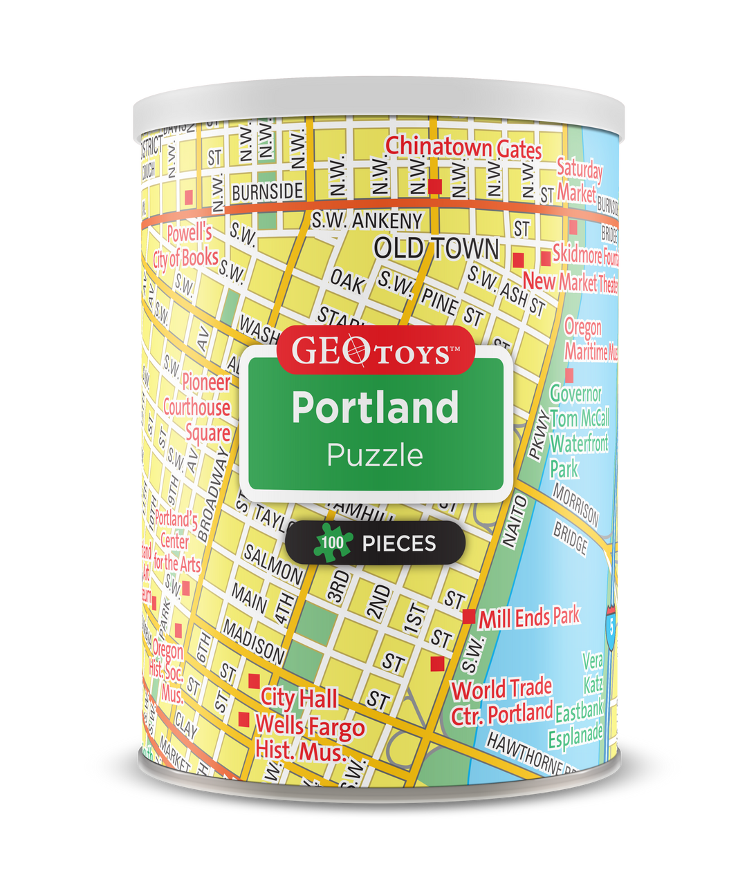 100-Piece Mini Puzzle - Portland