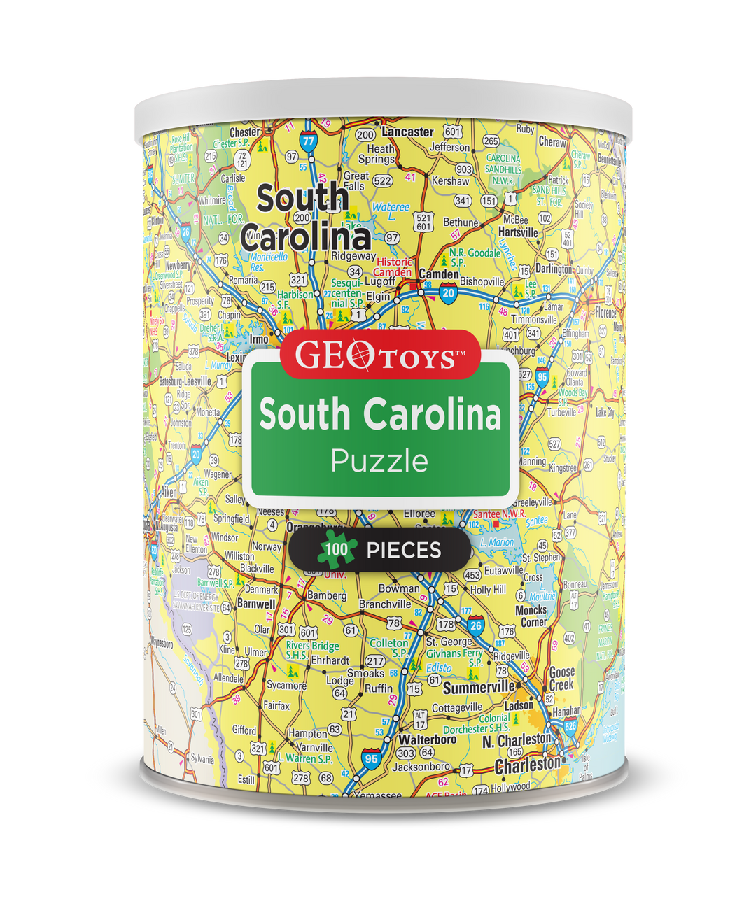 100-Piece Mini Puzzle - South Carolina