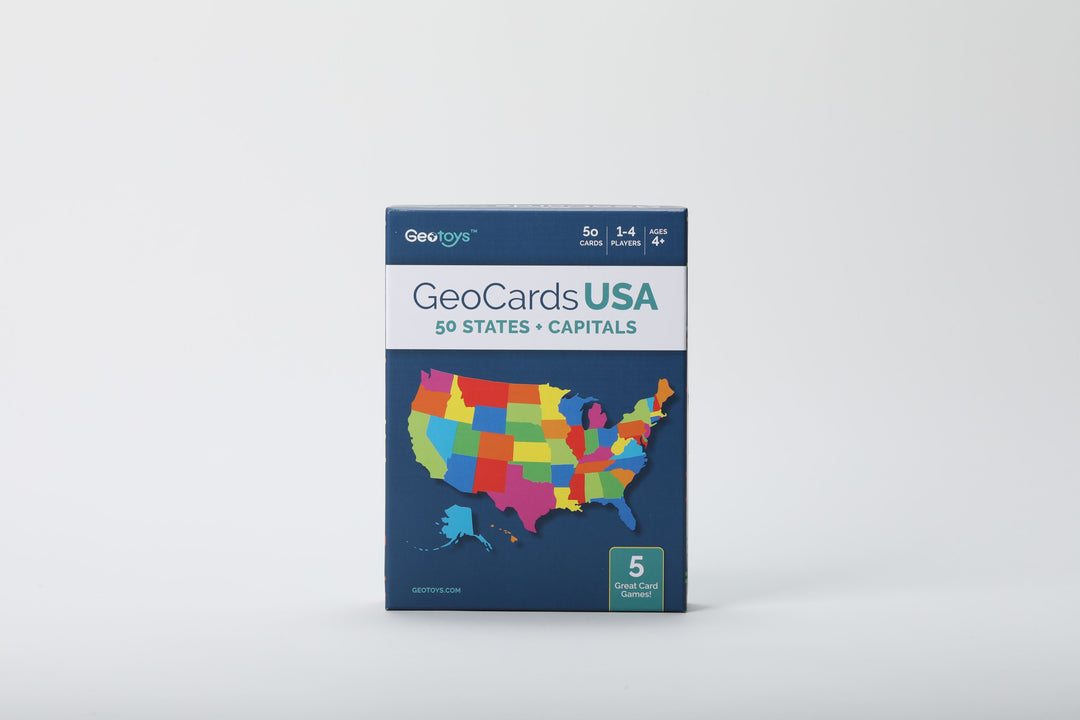 GeoCards USA 5-in-1 Card Games