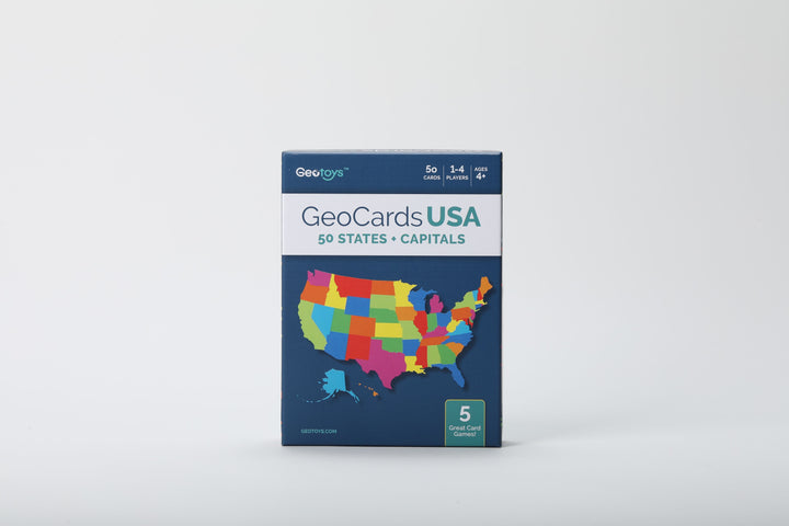 GeoCards USA 5-in-1 Card Games