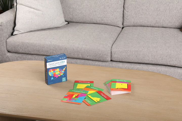 GeoCards USA 5-in-1 Card Games