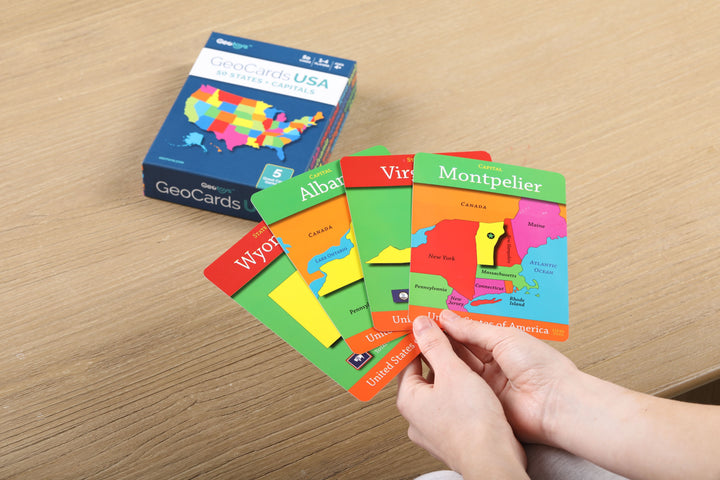 GeoCards USA 5-in-1 Card Games