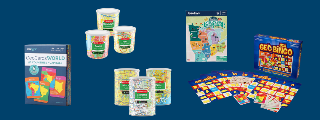 Hands-On Geography Fun for all Classrooms: Geographical Puzzles and Games for Every Grade Level