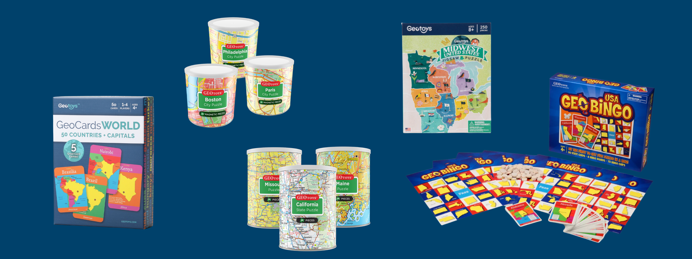 Hands-On Geography Fun for all Classrooms: Geographical Puzzles and Games for Every Grade Level