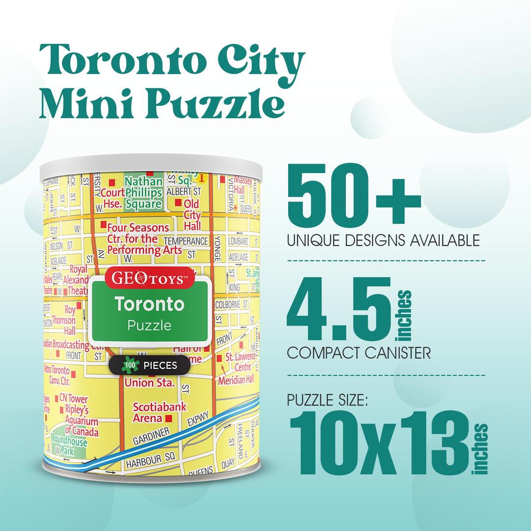 100-Piece Mini Puzzle - Toronto