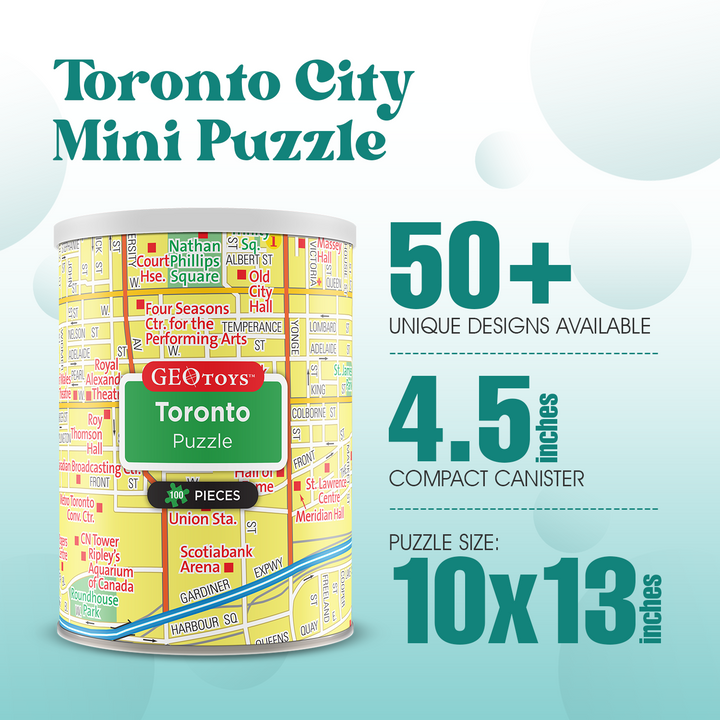 100-Piece Mini Puzzle - Toronto