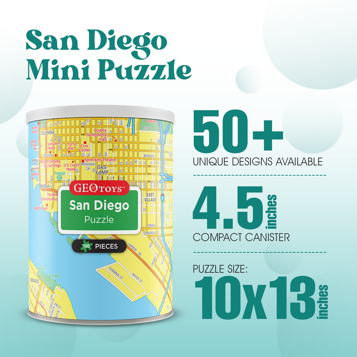 100-Piece Mini Puzzle - San Diego