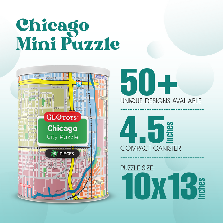 100-Piece Mini Puzzle - Chicago