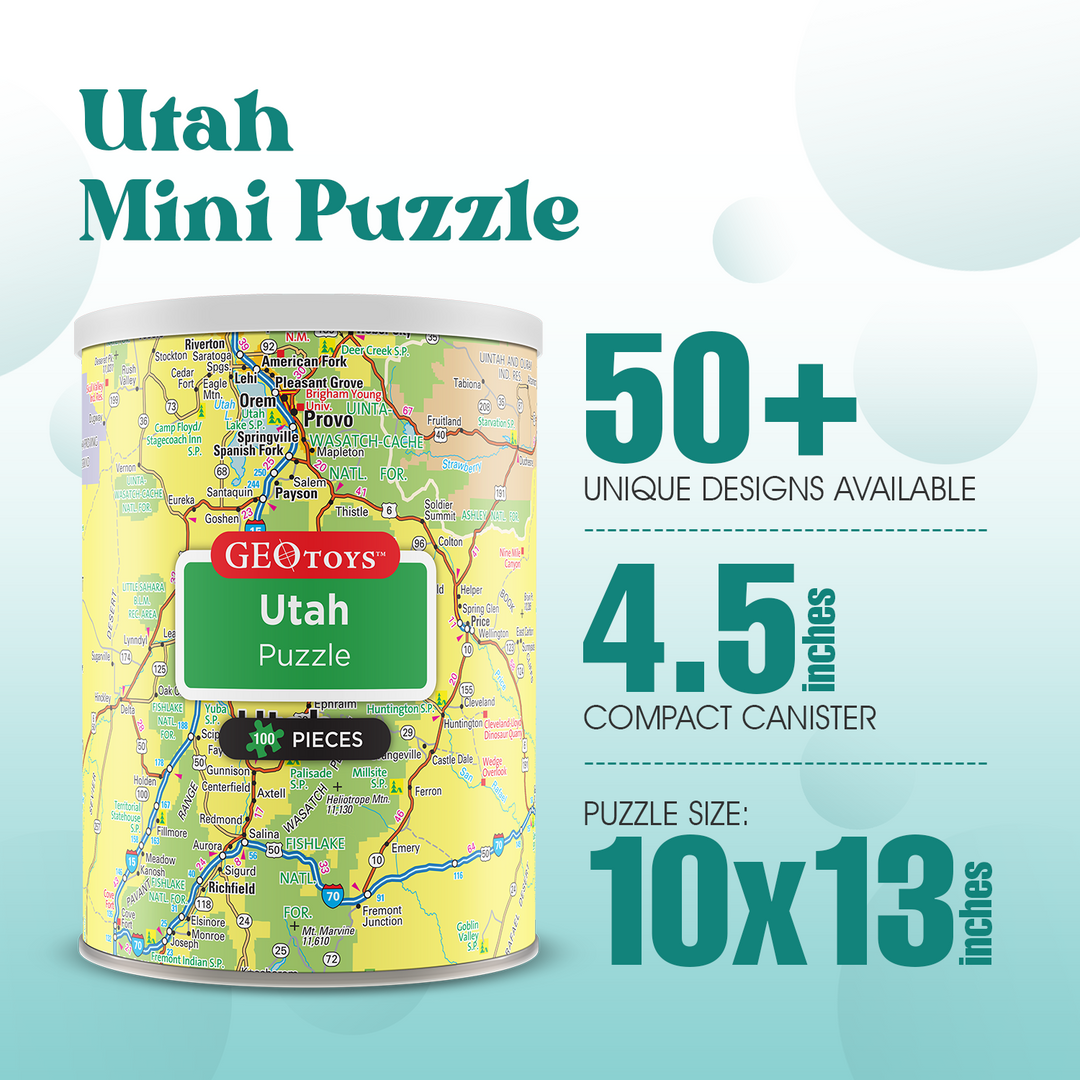 100-Piece Mini Puzzle - Utah