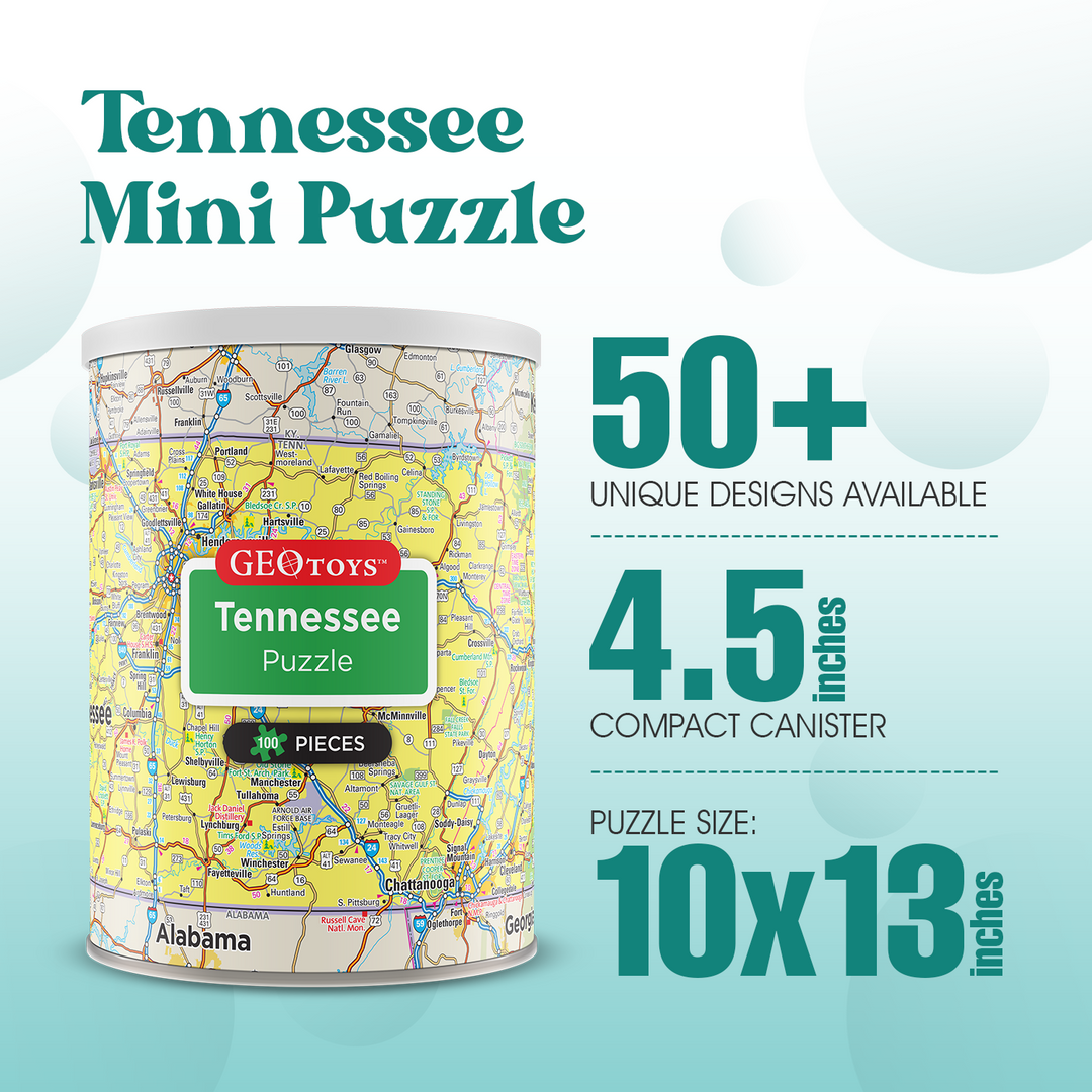 100-Piece Mini Puzzle - Tennessee