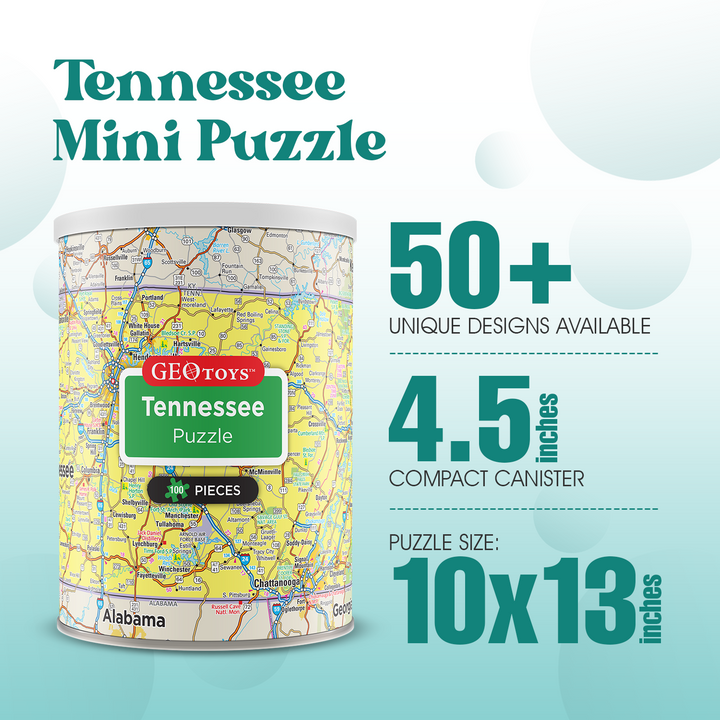 100-Piece Mini Puzzle - Tennessee