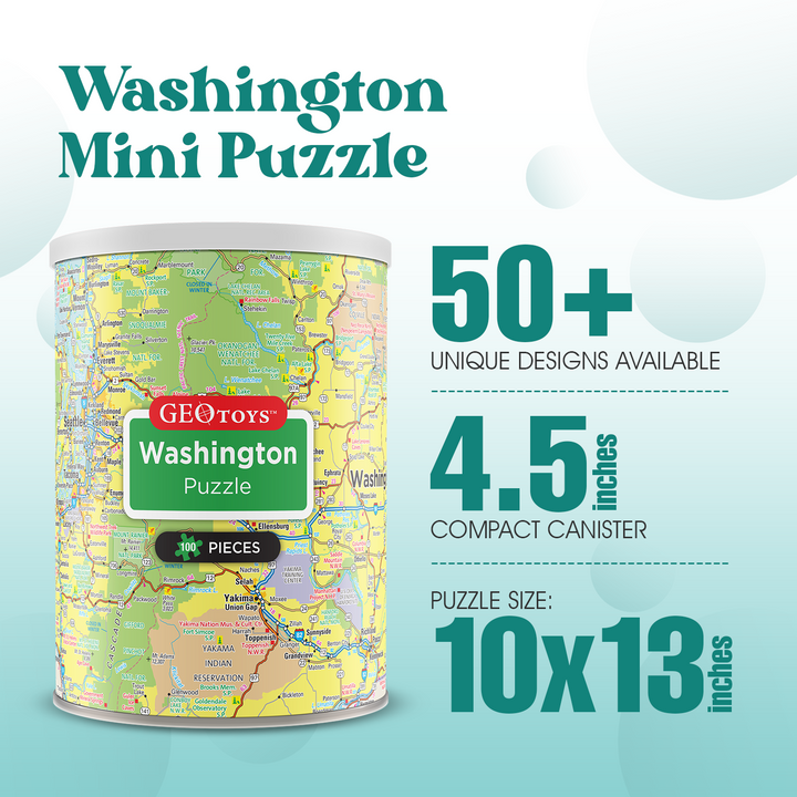 100-Piece Mini Puzzle - Washington