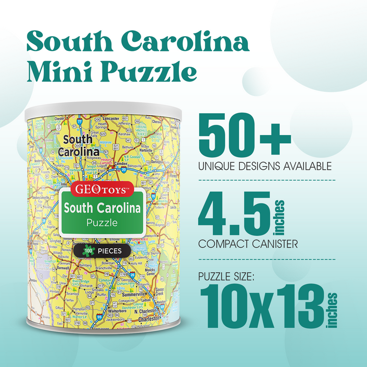 100-Piece Mini Puzzle - South Carolina