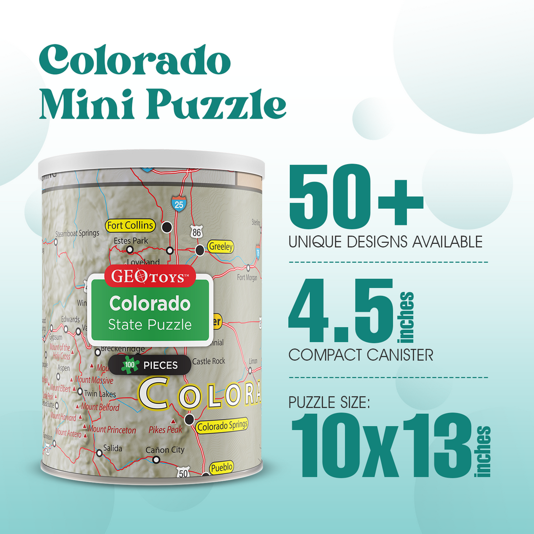 100-Piece Mini Puzzle - Colorado