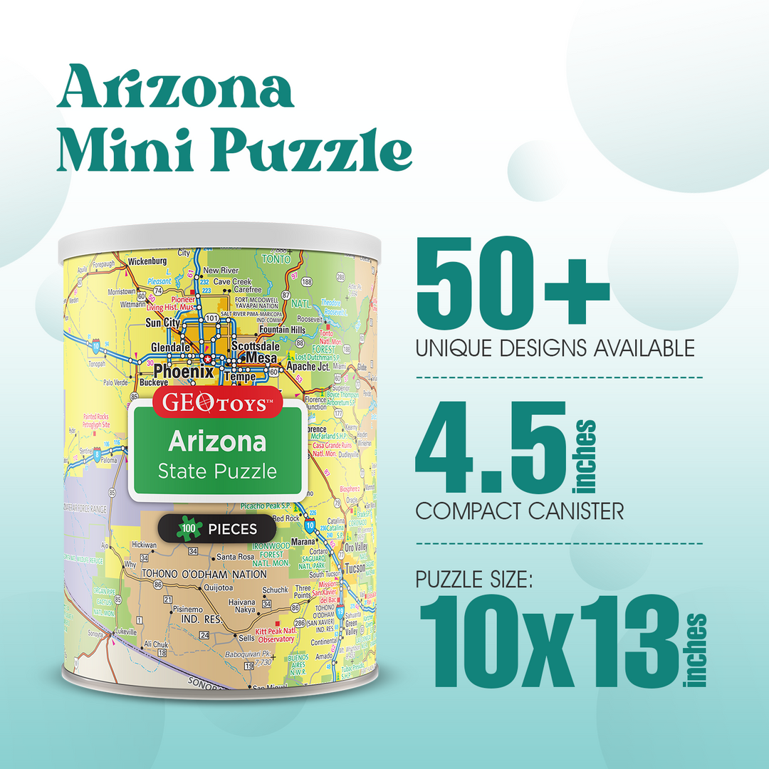 100-Piece Mini Puzzle - Arizona