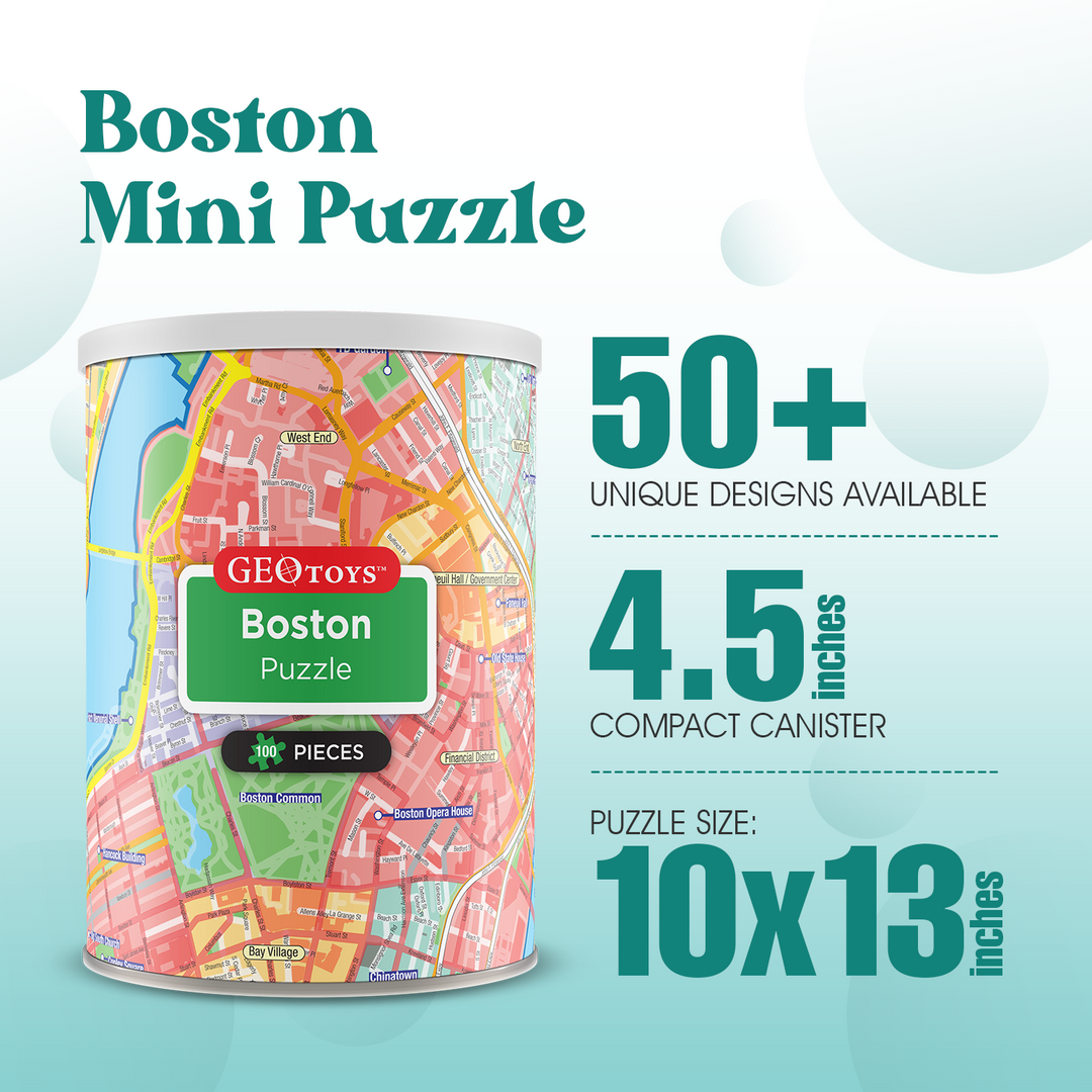 100-Piece Mini Puzzle - Boston