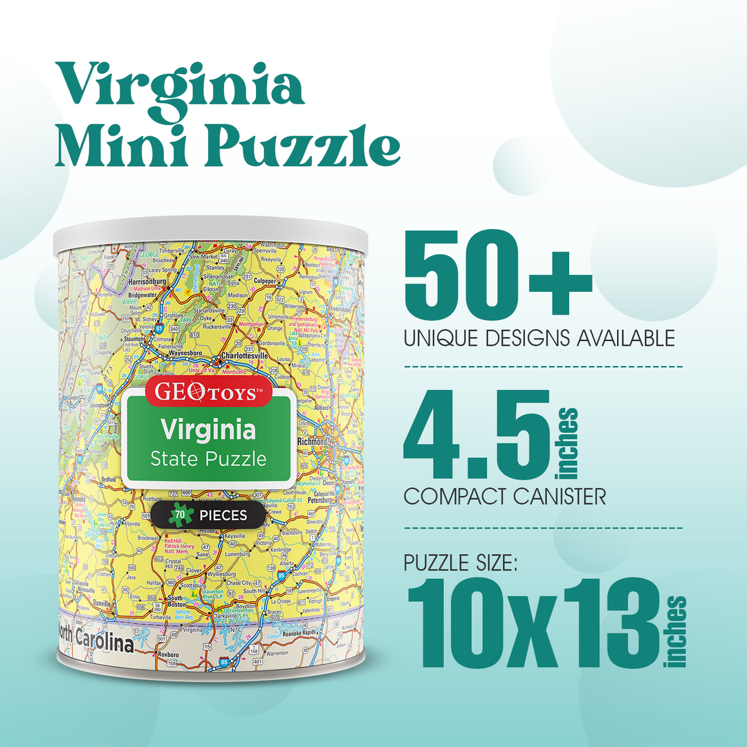 70-Piece Mini Puzzle - Virginia