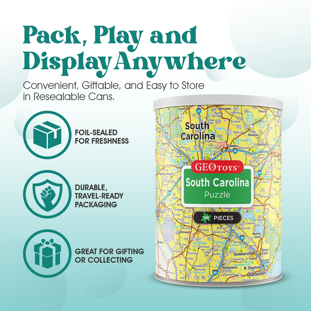 100-Piece Mini Puzzle - South Carolina