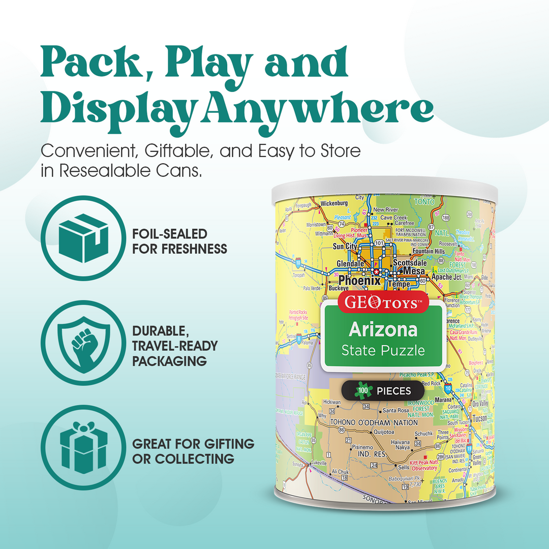 100-Piece Mini Puzzle - Arizona