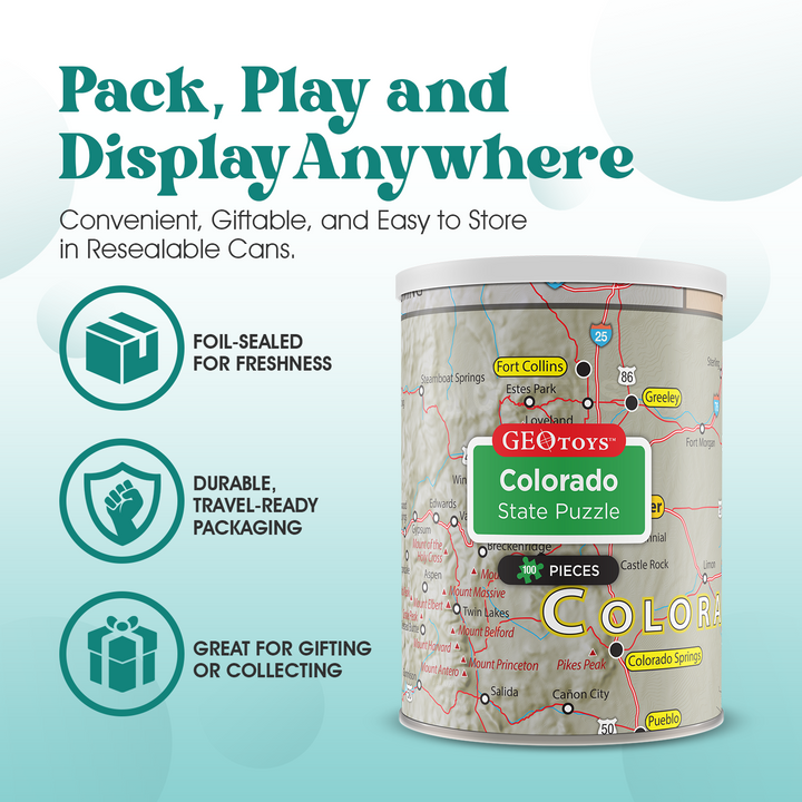 100-Piece Mini Puzzle - Colorado