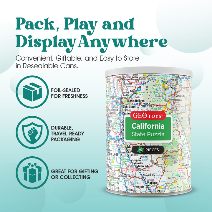 100-Piece Mini Puzzle - California