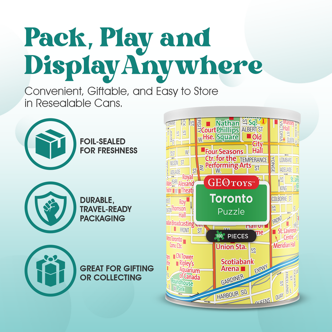 100-Piece Mini Puzzle - Toronto
