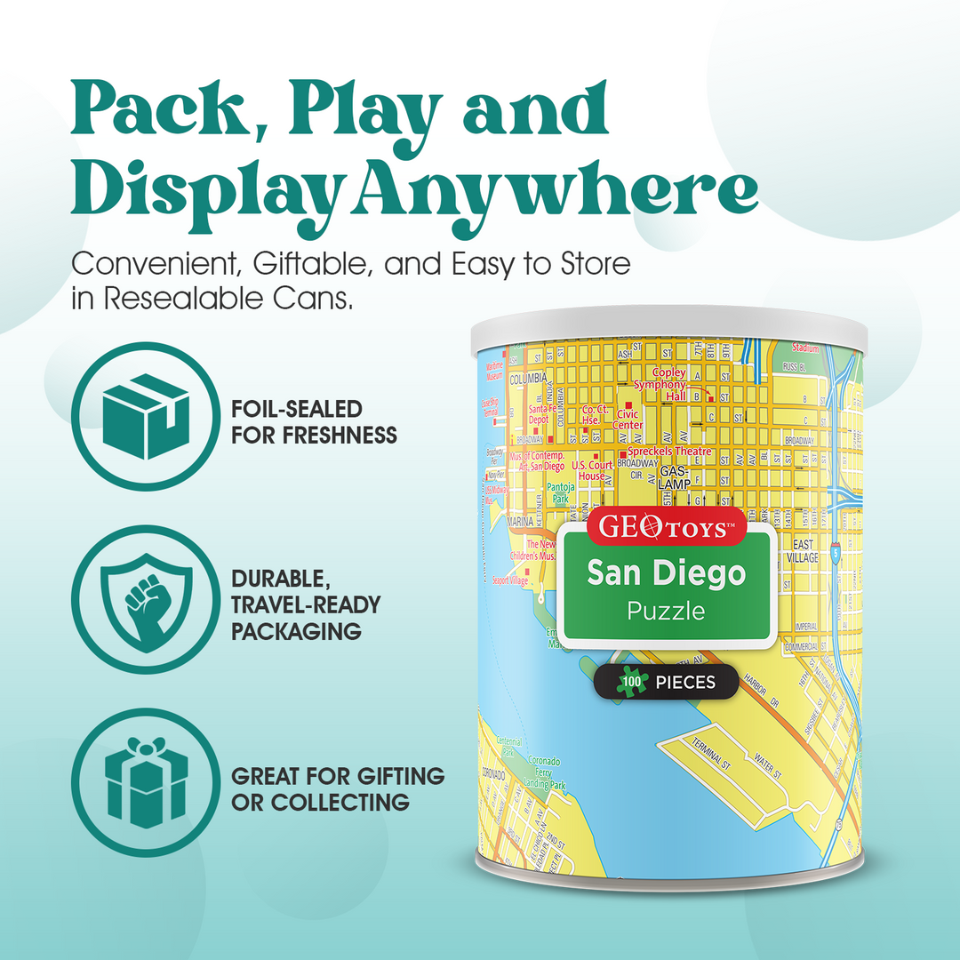 100-Piece Mini Puzzle - San Diego