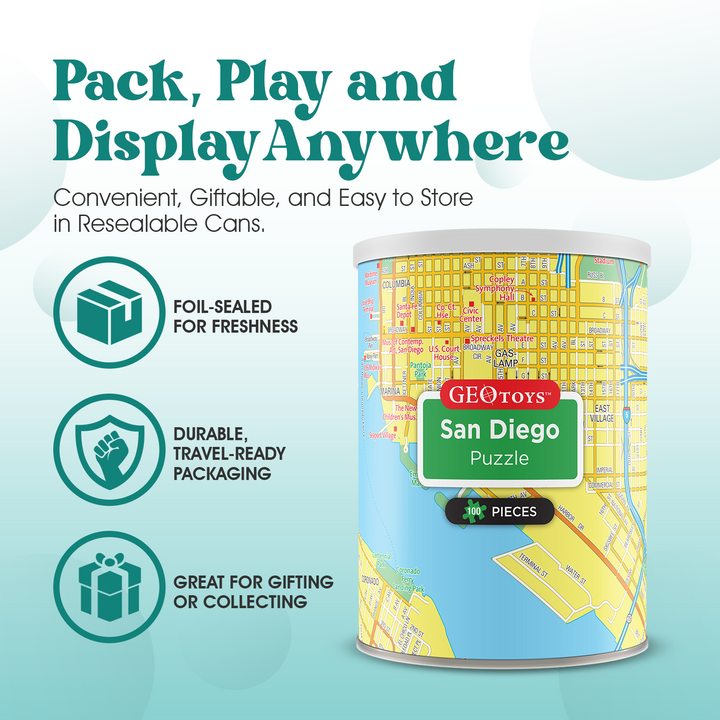 100-Piece Mini Puzzle - San Diego