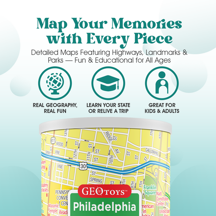 100-Piece Mini Puzzle - Philadelphia