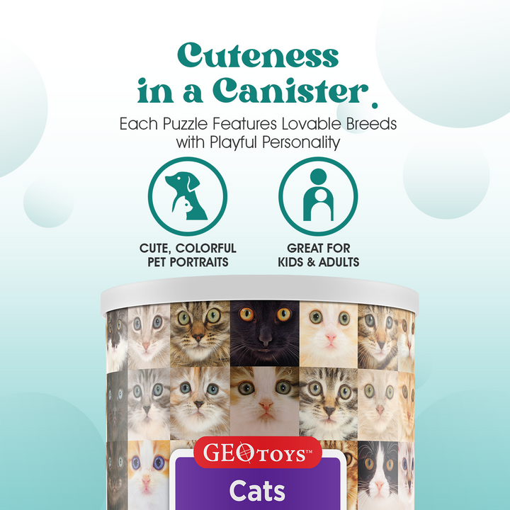 100-Piece Mini Puzzle - Cats