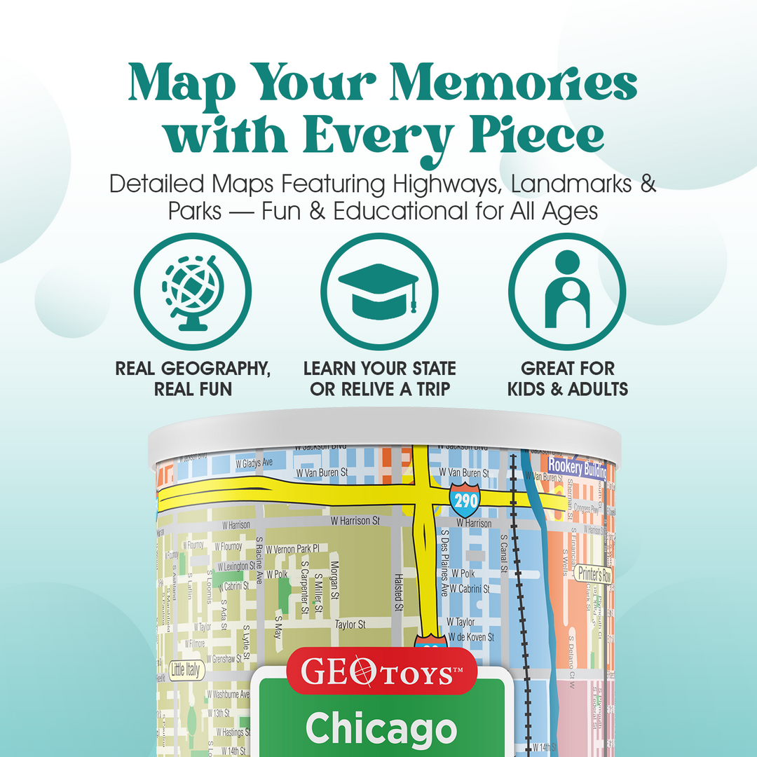 100-Piece Mini Puzzle - Chicago