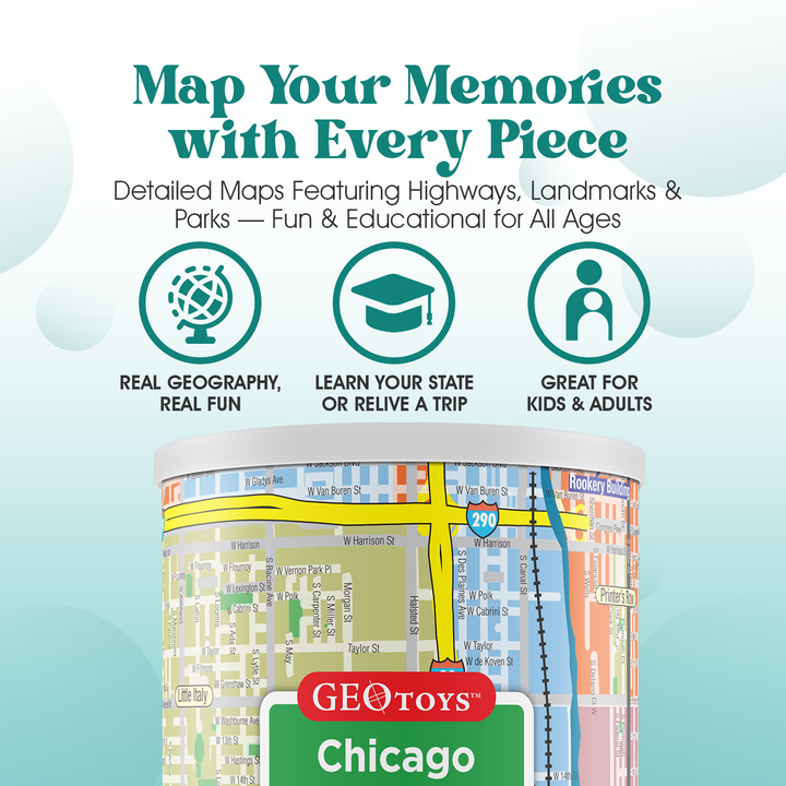 100-Piece Mini Puzzle - Chicago