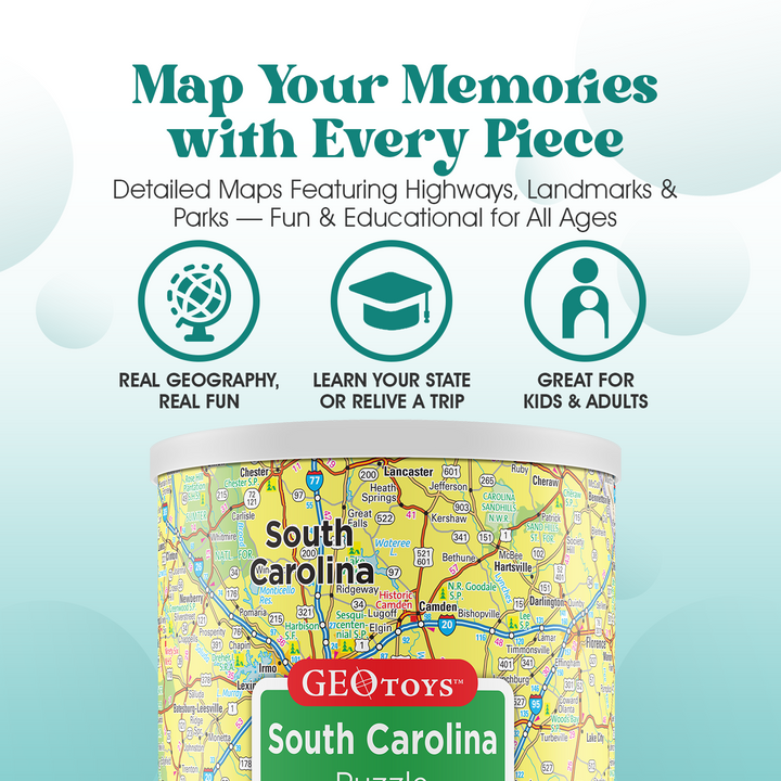 100-Piece Mini Puzzle - South Carolina