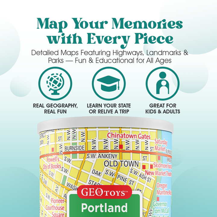 100-Piece Mini Puzzle - Portland