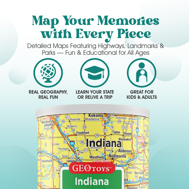 100-Piece Mini Puzzle - Indiana