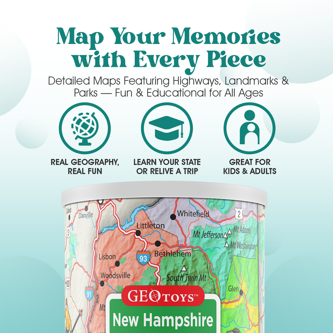 100-Piece Mini Puzzle - New Hampshire